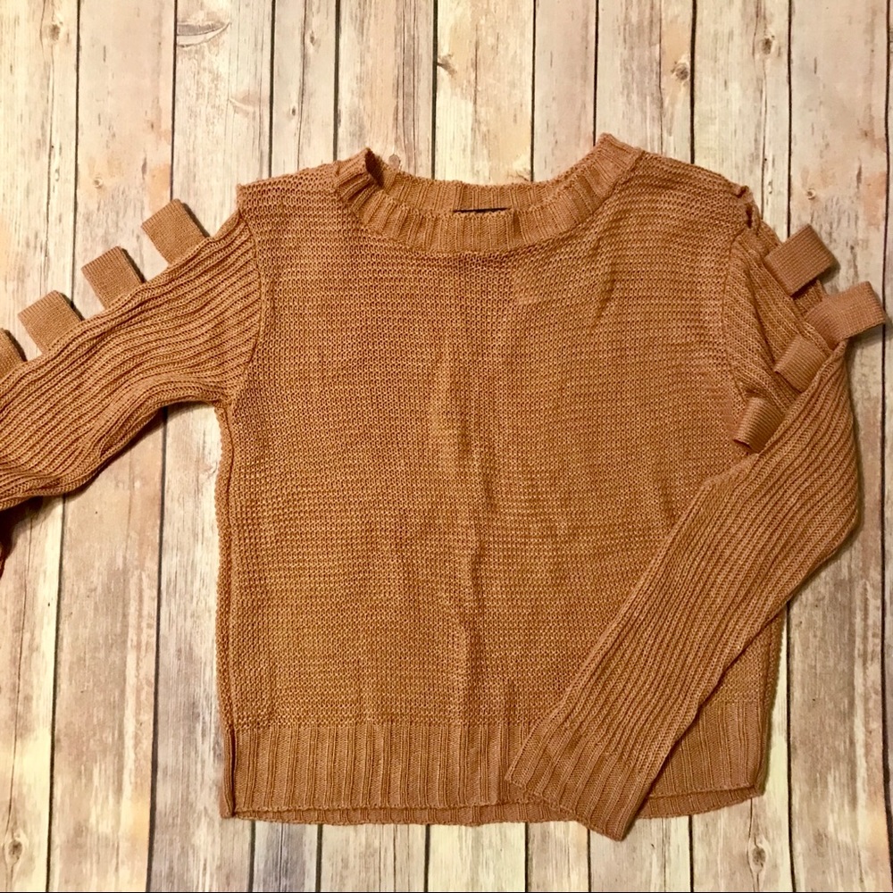 Cut-out Arm Sweater